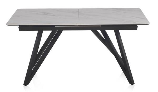 Tisch 10257 Weiß - Keramik - 160 x 76 x 90 cm