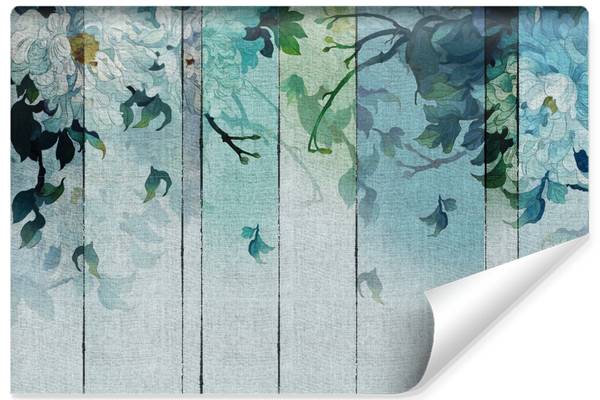 Fototapete BLUMEN Pflanzen Abstraktion 180 x 120 x 120 cm