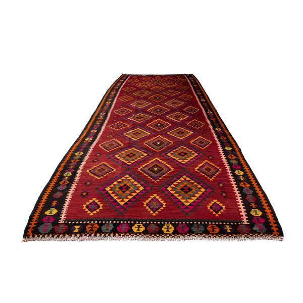 Orientteppich Läufer Oriental Wolle - 147 x 1 x 390 cm