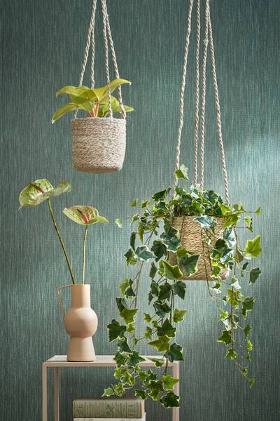Kunstpflanze Ivy Grün - Hellgrün