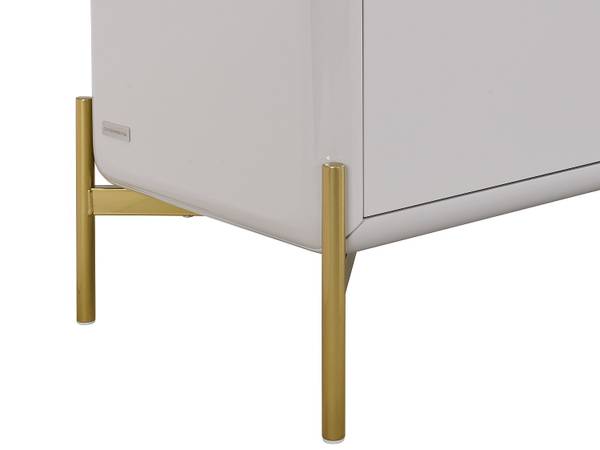 TV-Board LYBAKA Beige - Holz teilmassiv - 180 x 45 x 40 cm