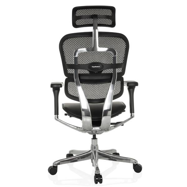 Chefsessel ERGOHUMAN GEN2 Schwarz - Flachgewebe - 78 x 136 x 64 cm