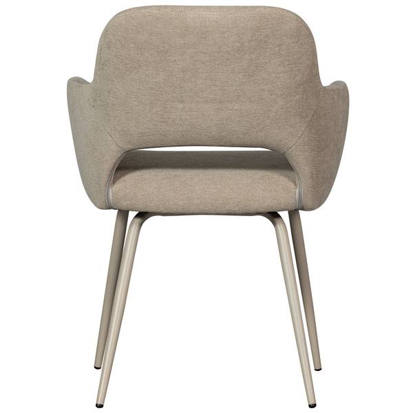 Chaises de salle à manger Jenny lot de 2 Beige - Beige clair
