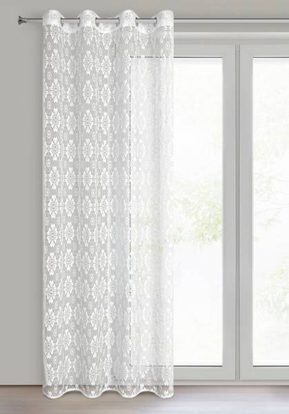 Vorhang IGA Weiß - Textil - 140 x 250 x 1 cm