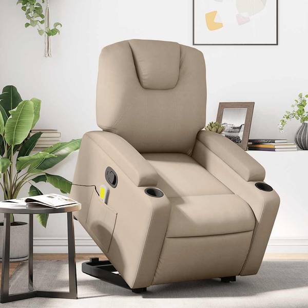 Massagesessel mit Aufstehhilfe 3032383-2 Braun - Kaffeebraun