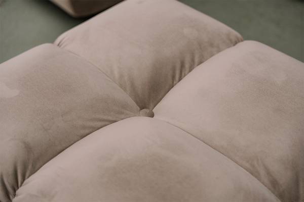 Ecksofa VIVIEN Braun - Armlehne davorstehend links - Ecke davorstehend links