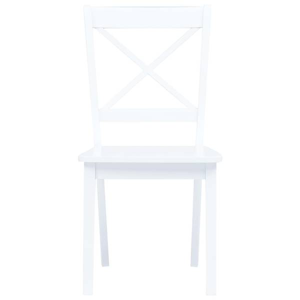 Chaise à manger 297651-3 (lot de 6) Blanc