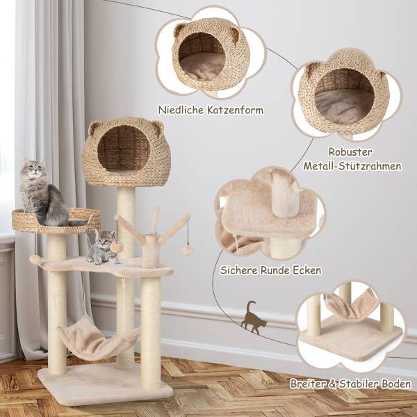 Katzenbaum 65430271 Beige - Naturfaser - 1 x 1 x 1 cm