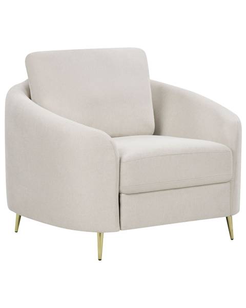 Sessel TROSA Beige - Gold - Bambus - 100 x 88 x 86 cm