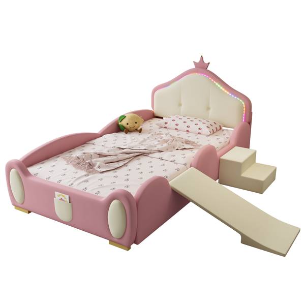 Polsterbett K-834 Pink - Metall - 90 x 94 x 200 cm