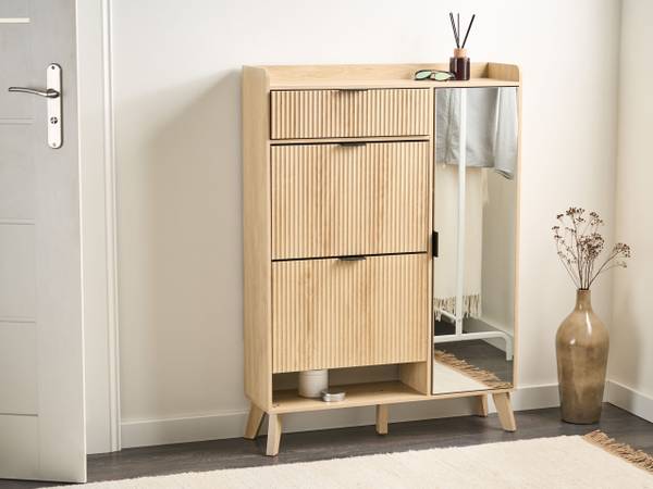 Schuhschrank MOONIE Braun - Holzwerkstoff - 84 x 118 x 25 cm