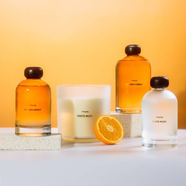 Duftkerze GLOW Weiß