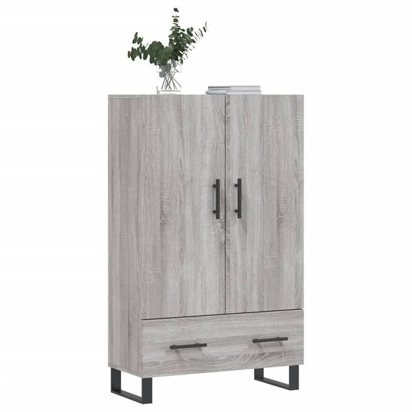 Highboard DE7996 Eiche Grau Dekor