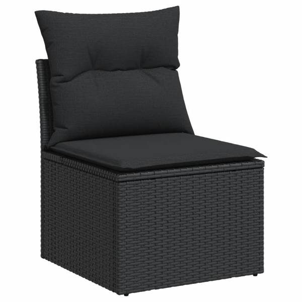 Salon de jardin 3034274-2 lot de 11 Noir