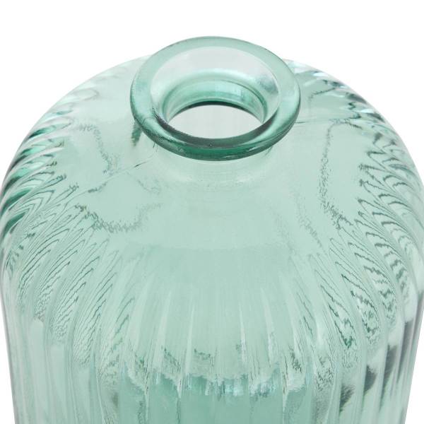 Vase LUZ Grün - Glas - 15 x 23 x 15 cm