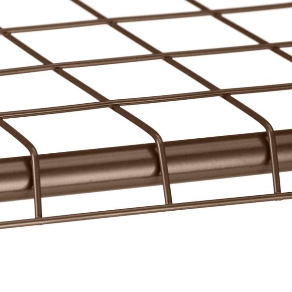 Braunes Blumenregal Metall 4 Ebenen Braun - Stahl - 91 x 106 x 28 cm