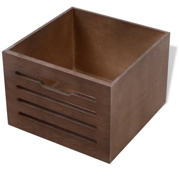 Kast 292286 set van 2 paulownia - 30 x 46 x 28 cm