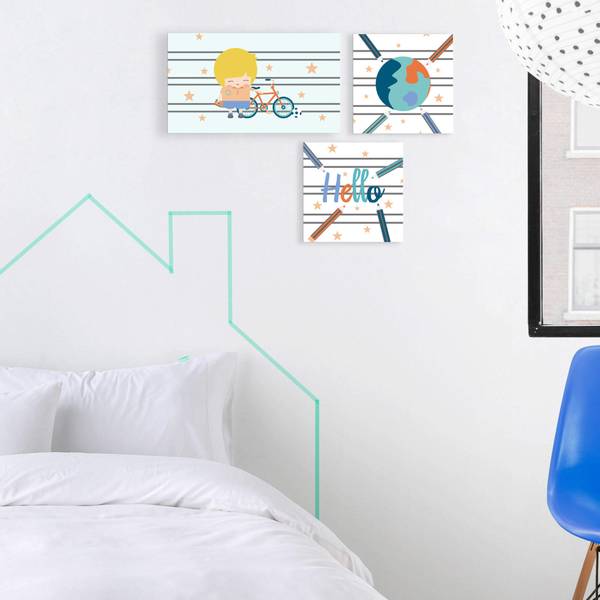 Wandkunst Notebook Vinyl - 27 x 1 x 27 cm