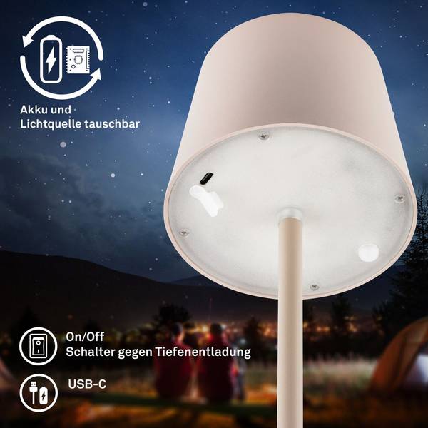Tischleuchte BOTA 7708011 Beige