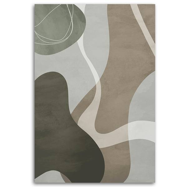 Wandbild formen im boho-stil 70 x 100 cm
