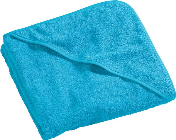 Kapuzenbadetuch 114901 Türkis - 140 x 140 cm
