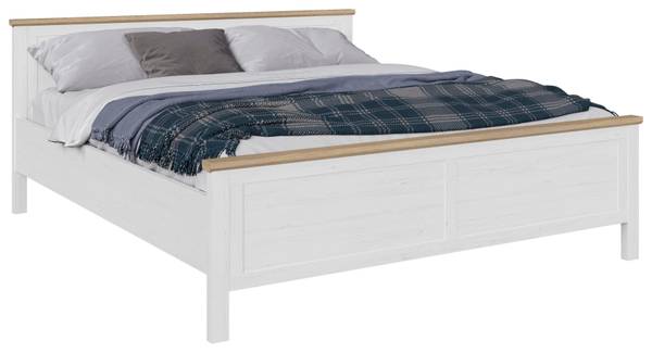 Bett KORSIKA Braun - Holzwerkstoff - 200 x 1 x 180 cm