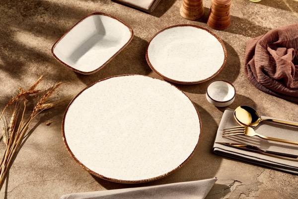 Assiette de service Brunilda 2 él. 16 x 16 cm