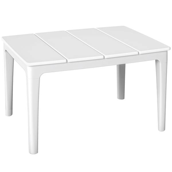 Balkontisch 84G-912V00CW Weiß - Kunststoff - 53 x 39 x 70 cm