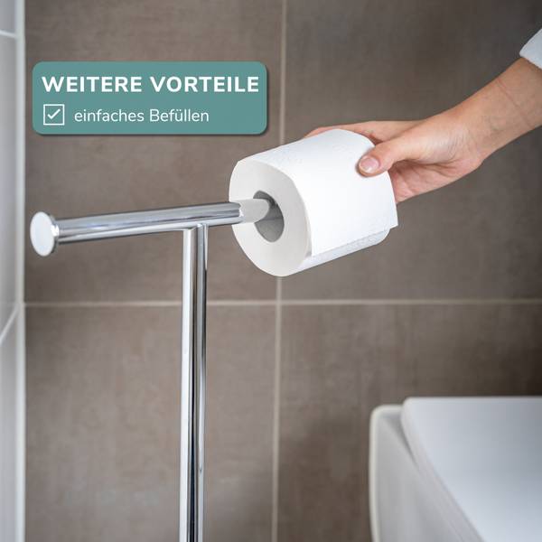 Toilettenständer 91798 Weiß