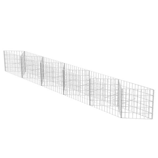 Gabionenkorb X5558 Silber - Metall - 30 x 50 x 300 cm