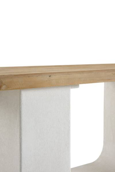 Console 11705 wit - polyresin - hars - 38 x 80 x 120 cm