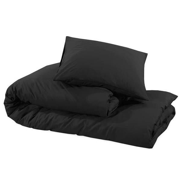 Ensemble de housses de couette 3016891-5 Noir - Polyester - 200 x 1 x 200 cm