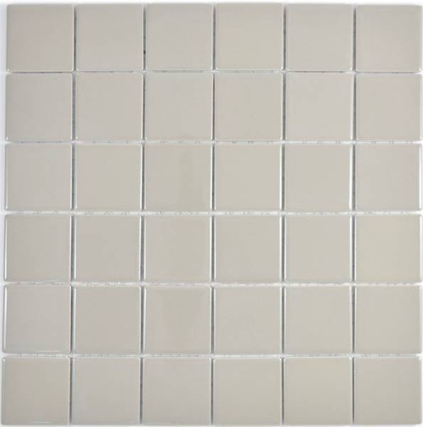 Mosaikfliesen 14-2401 Grau - Keramik - 30 x 30 x 30 cm