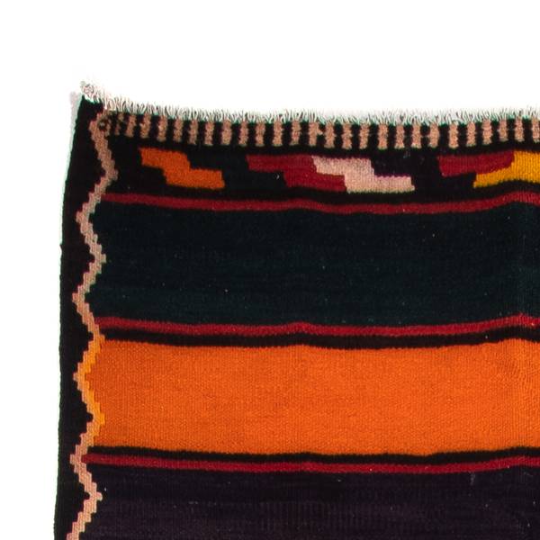 Handgewebt Kelimteppich Rot - Wolle - 140 x 1 x 340 cm