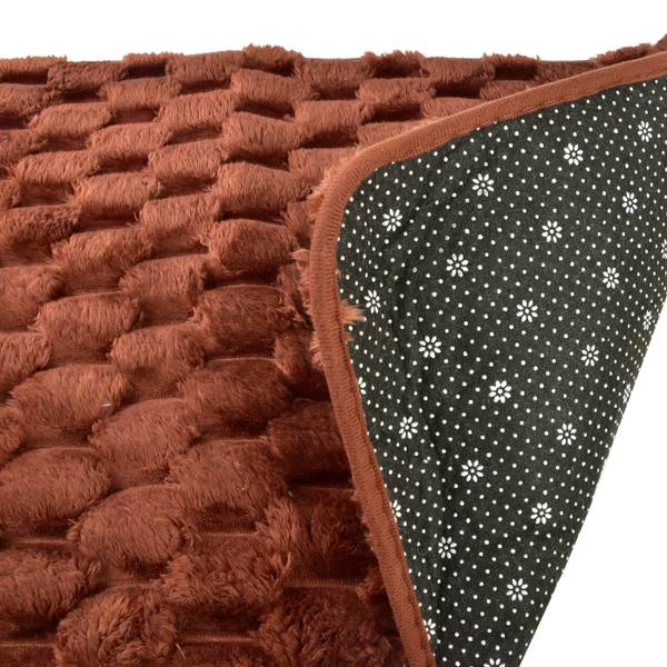 Badematte ZAC Braun - Polyester - 50 x 2 x 80 cm