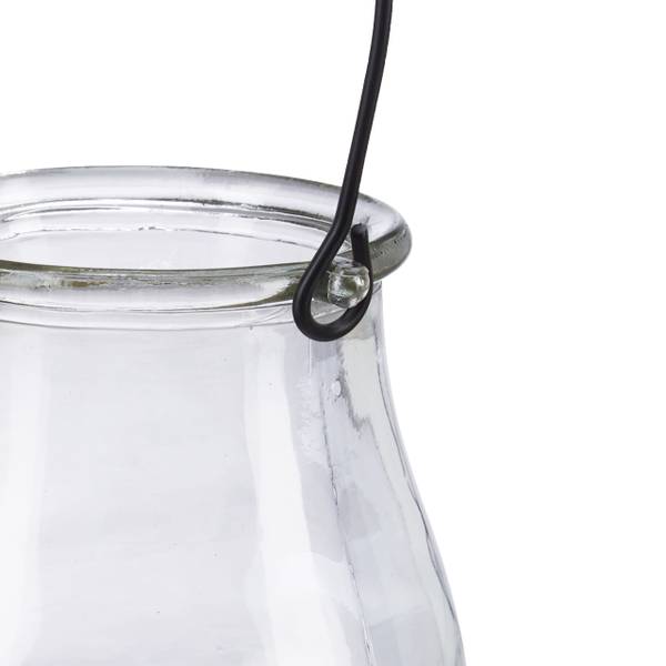Photophore verre lot de 12 Noir - Verre clair - 9 x 10 x 9 cm