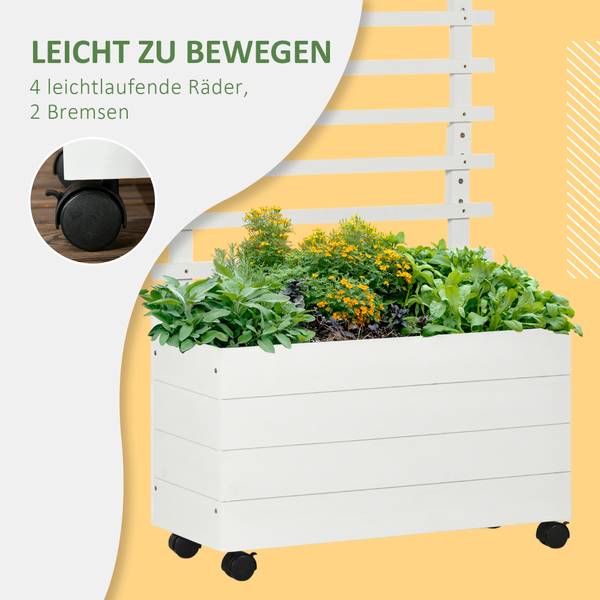 Hochbeet 845-584V00WT Weiß