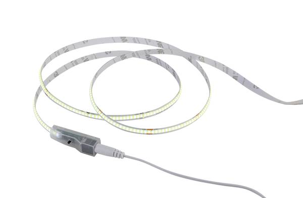 LED-Strip HOCH Weiß - Kunststoff - 1 x 1 x 1 cm