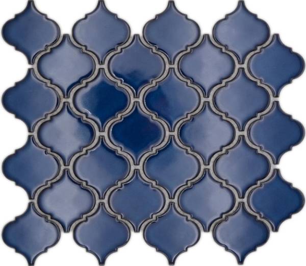 Mosaikfliesen 13-P451 Blau - Keramik - 30 x 30 x 30 cm