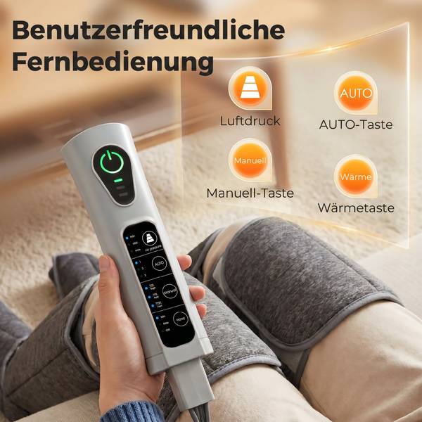 Beinmassagegerät 700-202V90GY Grau - Textil - 77 x 12 x 96 cm