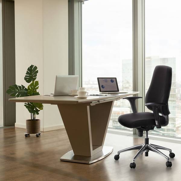 Bürostuhl PRO-TEC 200 Schwarz - Polyester - 60 x 126 x 45 cm