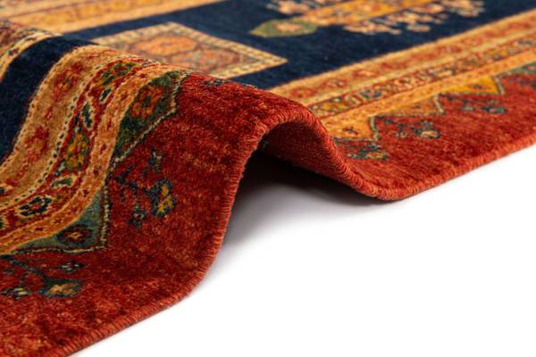 Teppich Kashkuli XXXIV Braun - Wolle - 148 x 1 x 190 cm