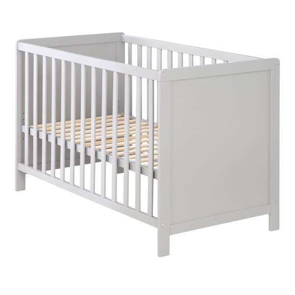 Babyzimmer Set Hamburg 2-teilig Grau - Polyester PVC