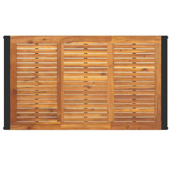 Gartentisch 3028517 Braun - Akazie - 80 x 75 x 140 cm
