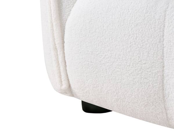 2-Sitzer Sofa HALBA Schwarz - Weiß