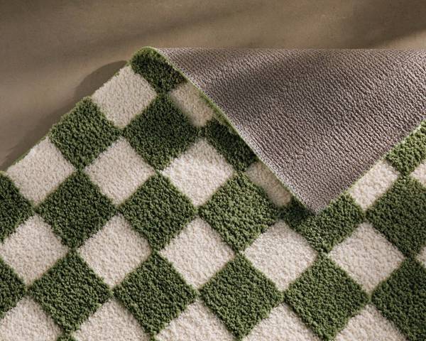 Badteppich Bobbi Grün - 80 x 150 cm