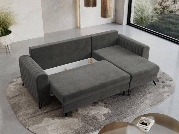 Ecksofa AXEL L Grau