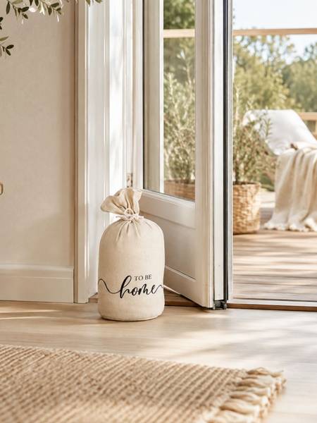 Türstopper 81956 Beige - Textil - 13 x 26 x 13 cm