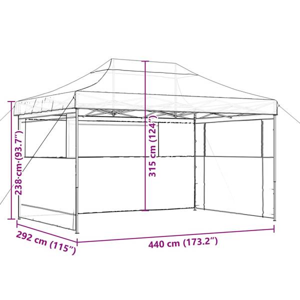 Partytent 296364-1 beige