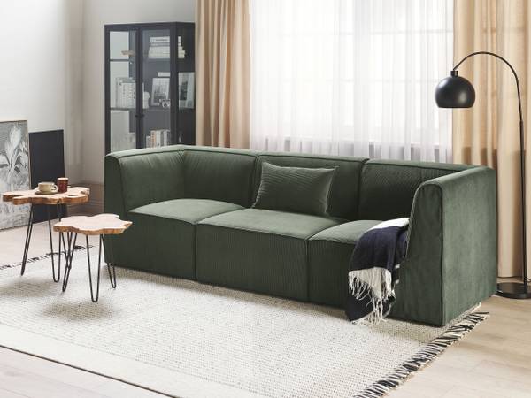 Sofa LEMVIG 3-tlg Grün - Breite: 250 cm